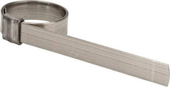 IDEAL TRIDON - 1-1/4" ID, Grade 201, Stainless Steel Preformed J-Type Clamp - 1/2" Wide x 0.03" Thick - Best Tool & Supply