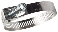 IDEAL TRIDON - SAE Size 280, 14-1/4 to 18" Diam, Stainless Steel Quick Release Worm Drive Clamp - 1/2" Wide, Material Grade 301, Series 550 - Best Tool & Supply