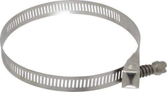 IDEAL TRIDON - SAE Size 56, 1 to 4" Diam, Stainless Steel Quick Release Worm Drive Clamp - 1/2" Wide, Material Grade 301, Series 550 - Best Tool & Supply