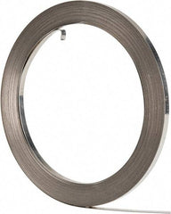 IDEAL TRIDON - Grade 201, Stainless Steel Banding Strap Roll - 3/8" Wide x 0.025" Thick - Best Tool & Supply