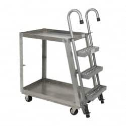 Vestil - 660 Lb Capacity, 21-5/8" Wide x 39" Long x 50" High Order Picking Cart - Best Tool & Supply