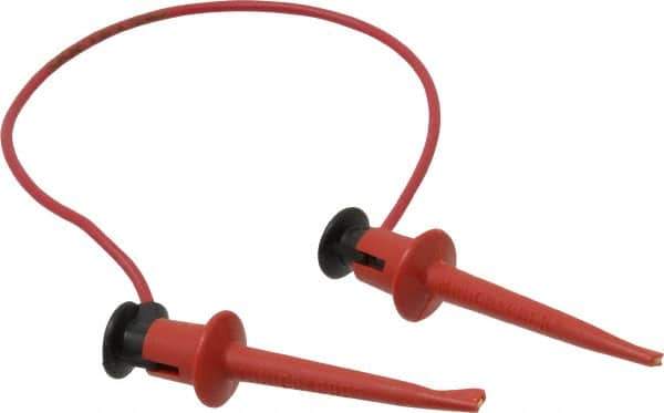 Pomona - Red Electrical Test Equipment Patch Cord - Use with Test Clips - Best Tool & Supply