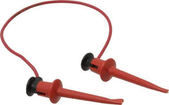 Pomona - Red Electrical Test Equipment Patch Cord - Use with Test Clips - Best Tool & Supply