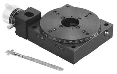 Parker - Rotary Positioning Stages Style: Worm Gear Drive Heavy Load Stage Thread Size: 1/4-20 - Best Tool & Supply