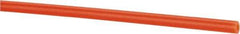 Coilhose Pneumatics - 1/16" ID x 1/8" OD, 1/32" Wall Thickness, Cut to Length (2,500' Standard Length) Polyethylene Tube - Orange, 150 Max psi - Best Tool & Supply