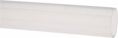 Made in USA - 7/8" ID x 31/32" OD, 3/64" Wall Thickness, Cut to Length (50' Standard Length) PTFE Tube - Translucent, 56 Hardness - Best Tool & Supply