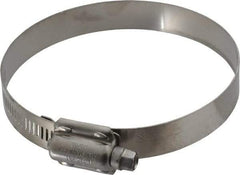 IDEAL TRIDON - SAE Size 412, 3-1/4 to 4-1/8" Diam, Stainless Steel High Torque Worm Drive Clamp - 5/8" Wide, Material Grade 304, Series 850 - Best Tool & Supply