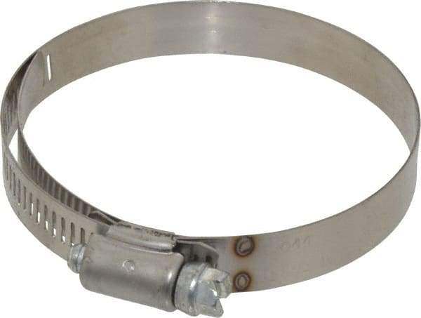 IDEAL TRIDON - SAE Size 44, 2-5/16 to 3-1/4" Diam, Stainless Steel Shielded Worm Drive Clamp - Material Grade 201, Series 613 - Best Tool & Supply