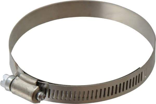 IDEAL TRIDON - SAE Size 52, 2-13/16 to 3-3/4" Diam, Stainless Steel Shielded Worm Drive Clamp - Material Grade 201, Series 613 - Best Tool & Supply