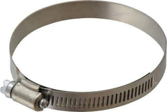 IDEAL TRIDON - SAE Size 52, 2-13/16 to 3-3/4" Diam, Stainless Steel Shielded Worm Drive Clamp - Material Grade 201, Series 613 - Best Tool & Supply