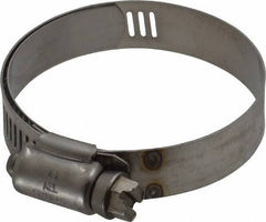 IDEAL TRIDON - SAE Size 28, 1-5/16 to 2-1/4" Diam, Stainless Steel Shielded Worm Drive Clamp - Material Grade 301, Series 615 - Best Tool & Supply