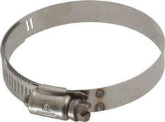 IDEAL TRIDON - SAE Size 40, 2-1/16 to 3" Diam, Stainless Steel Shielded Worm Drive Clamp - Material Grade 301, Series 615 - Best Tool & Supply