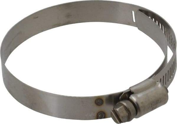 IDEAL TRIDON - SAE Size 44, 2-5/16 to 3-1/4" Diam, Stainless Steel Shielded Worm Drive Clamp - Material Grade 301, Series 615 - Best Tool & Supply