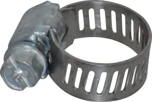 IDEAL TRIDON - SAE Size 4, 5/16 to 5/8" Diam, Carbon Steel Miniature Worm Drive Clamp - 5/16" Wide, Series 300 - Best Tool & Supply