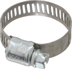 IDEAL TRIDON - SAE Size 8, 7/16 to 1" Diam, Carbon Steel Miniature Worm Drive Clamp - 5/16" Wide, Series 300 - Best Tool & Supply