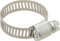 IDEAL TRIDON - SAE Size 10, 1/2 to 1-1/16" Diam, Carbon Steel Miniature Worm Drive Clamp - 5/16" Wide, Series 300 - Best Tool & Supply