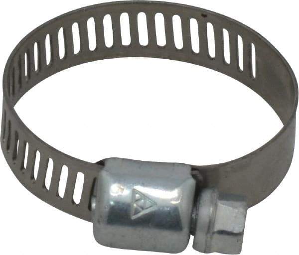 IDEAL TRIDON - SAE Size 12, 9/16 to 1-1/4" Diam, Carbon Steel Miniature Worm Drive Clamp - 5/16" Wide, Series 300 - Best Tool & Supply