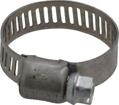 IDEAL TRIDON - SAE Size 8, 7/16 to 1" Diam, Stainless Steel Miniature Worm Drive Clamp - 5/16" Wide, Material Grade 301, Series 325 - Best Tool & Supply