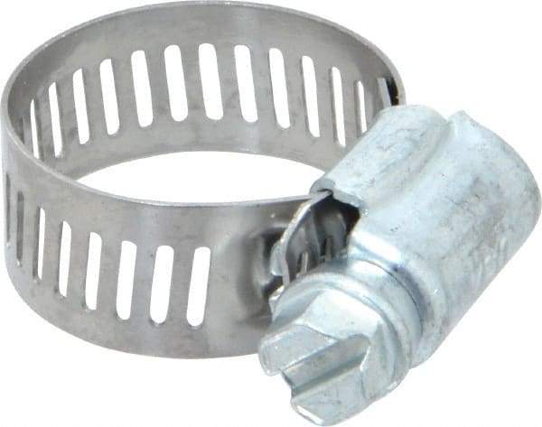 IDEAL TRIDON - SAE Size 10, 9/16 to 1-1/16" Diam, Carbon Steel Worm Drive Clamp - 1/2" Wide, Series 600 - Best Tool & Supply