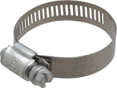 IDEAL TRIDON - SAE Size 24, 1-1/16 to 2" Diam, Carbon Steel Worm Drive Clamp - 1/2" Wide, Series 600 - Best Tool & Supply