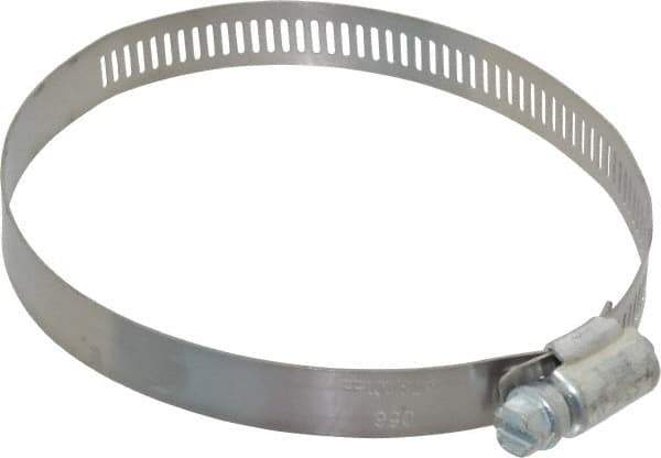 IDEAL TRIDON - SAE Size 56, 3-1/16 to 4" Diam, Carbon Steel Worm Drive Clamp - 1/2" Wide, Series 600 - Best Tool & Supply