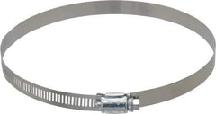 IDEAL TRIDON - SAE Size 96, 4-1/2 to 6-1/2" Diam, Carbon Steel Worm Drive Clamp - 1/2" Wide, Series 600 - Best Tool & Supply