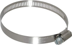 IDEAL TRIDON - SAE Size 52, 2-13/16 to 3-3/4" Diam, Stainless Steel Worm Drive Clamp - 1/2" Wide, Material Grade 201, Series 611 - Best Tool & Supply