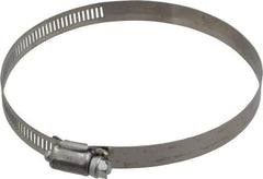 IDEAL TRIDON - SAE Size 72, 3 to 5" Diam, Stainless Steel Worm Drive Clamp - 1/2" Wide, Material Grade 201, Series 611 - Best Tool & Supply