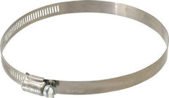 IDEAL TRIDON - SAE Size 80, 3-1/2 to 5-1/2" Diam, Stainless Steel Worm Drive Clamp - 1/2" Wide, Material Grade 201, Series 611 - Best Tool & Supply