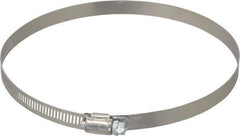 IDEAL TRIDON - SAE Size 104, 5 to 7" Diam, Stainless Steel Worm Drive Clamp - 1/2" Wide, Material Grade 201, Series 611 - Best Tool & Supply