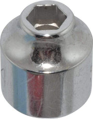 Proto - 1/4", 3/8" Drive, Standard Hand Socket - 6 Points, 13/16" OAL, Chrome Finish - Best Tool & Supply