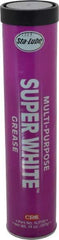 CRC - 14 oz Cartridge Lithium General Purpose Grease - White, 300°F Max Temp, NLGIG 1-1/2, - Best Tool & Supply