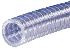 Kuriyama of America - 1-1/2" ID x 1.854" OD, 50' Long, PVC Tube - Clear, 50 Max psi - Best Tool & Supply