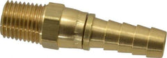 Dixon Valve & Coupling - 1/4 NPTF Thread Hose Barb x Male Swivel NPT Connector - 3/8" ID Hose, Brass - Best Tool & Supply