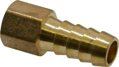 Cerro - 1/8 NPTF Thread Hose Barb x Female NPT Connector - 3/8" ID Hose, Brass - Best Tool & Supply