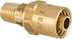 Dixon Valve & Coupling - 1/4 NPTF, Reusable Hose Male Fitting - 3/8" Hose ID x 5/8" Hose OD - Best Tool & Supply