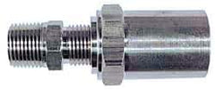 Dixon Valve & Coupling - 3/8 NPTF, Reusable Hose Male Fitting - 1/2" Hose ID x 15/16" Hose OD - Best Tool & Supply