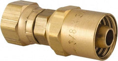 Dixon Valve & Coupling - 3/8 NPSM, Reusable Hose Female Swivel Fitting - 3/8" Hose ID x 3/4" Hose OD - Best Tool & Supply