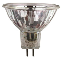 Philips - 50 Watt Halogen Commercial/Industrial 2 Pin Lamp - 3,100°K Color Temp, 850 Lumens, 12 Volts, Dimmable, MR16, 3,000 hr Avg Life - Best Tool & Supply