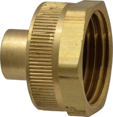 Dixon Valve & Coupling - 1/8 NPTF & 3/4 NH Garden Hose Fitting - Brass, Female Hose to Female Pipe Connector - Best Tool & Supply