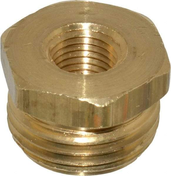 Dixon Valve & Coupling - 1/4 NPTF & 3/4 NH Garden Hose Fitting - Brass, Male Hose to Female Pipe Connector - Best Tool & Supply