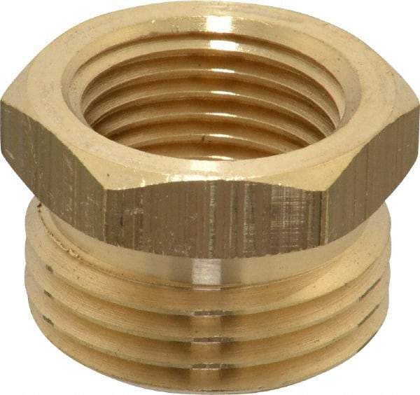 Cerro - 1/2 FPT & 3/4 MGHT Garden Hose Fitting - Brass, Male Hose to Female Pipe Connector - Best Tool & Supply