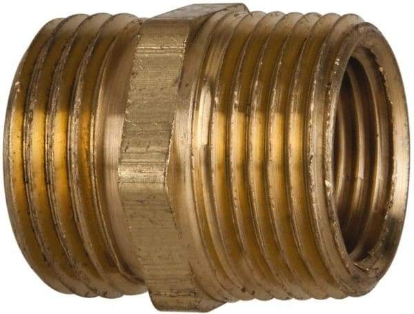 Cerro - 3/4 MGHT & 3/4 MPT Garden Hose Fitting - Brass, Male Hose to Male Pipe Connector - Best Tool & Supply