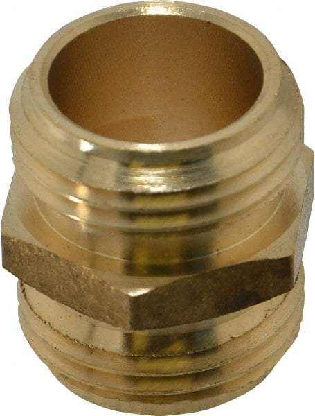 Cerro - 3/4 NH Garden Hose Fitting - Brass, Male Hose to Male Hose Connector - Best Tool & Supply