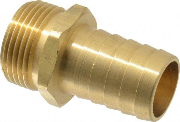 Dixon Valve & Coupling - 1 NH Garden Hose Fitting - Brass, Standard Shank Male/Female Set Connector - Best Tool & Supply