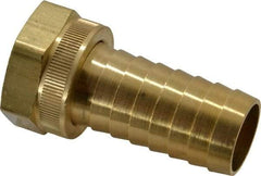 Dixon Valve & Coupling - 1 NH Garden Hose Fitting - Brass, Long Shank Female Swivel Connector - Best Tool & Supply