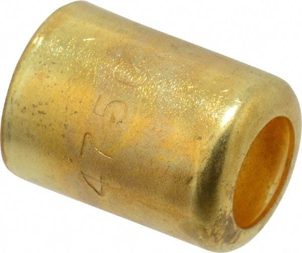 Dixon Valve & Coupling - 0.478" ID Hose Ferrule - Brass, 0.69" Long - Best Tool & Supply