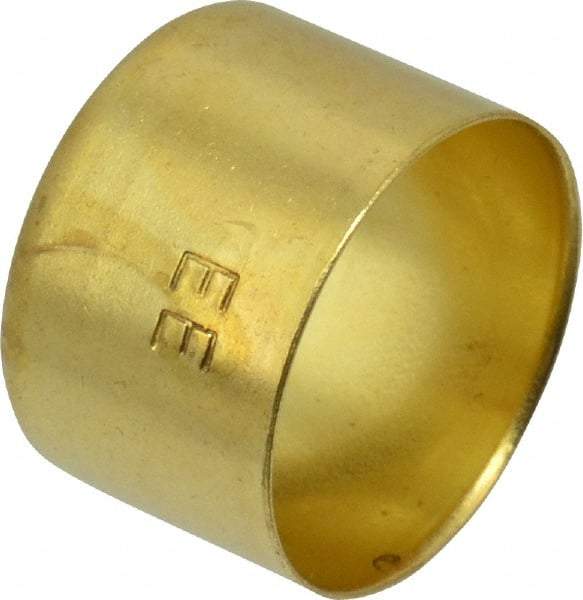 Dixon Valve & Coupling - 0.725" ID Hose Ferrule - Brass, 0.53" Long - Best Tool & Supply