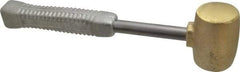 American Hammer - 5 Lb Head 2" Face Brass Head Hammer - 13-1/2" OAL, Aluminum Handle - Best Tool & Supply