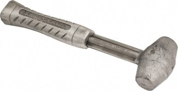 American Hammer - 3 Lb Head 1-1/2" Face Lead Alloy Nonmarring Lead Hammer - 12" OAL, Aluminum Handle - Best Tool & Supply